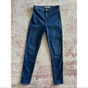 Topshop Moto Joni Blue Jeans Ultra Stretch